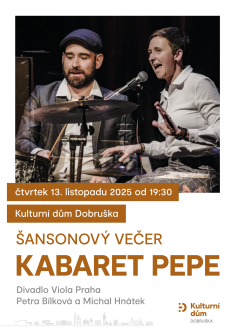 Šansonový večer Kabaret PEPE