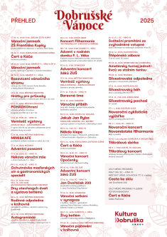 Dobrušské Vánoce - přehled akcí