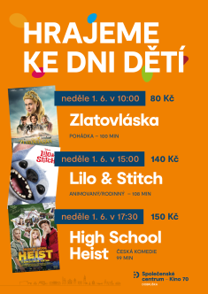 Dobrušské kino hraje ke Dni dětí