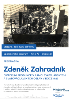 Přednáška Zdeňka Zahradníka