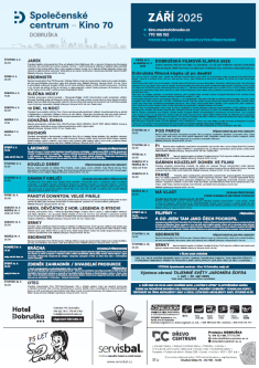 Soubor ke stáhnutí: Dobruska_KINO_A2-09-2025_CMYK_web.pdf, Typ: PDF dokument, Velikost: 392.75 kB