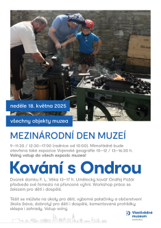 Mezinárodní den muzeí - Kování s Ondrou