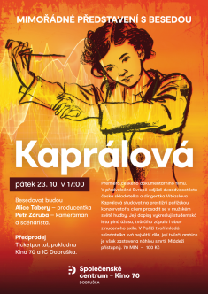 Kaprálová - mimořádné představení s&nbsp;besedou